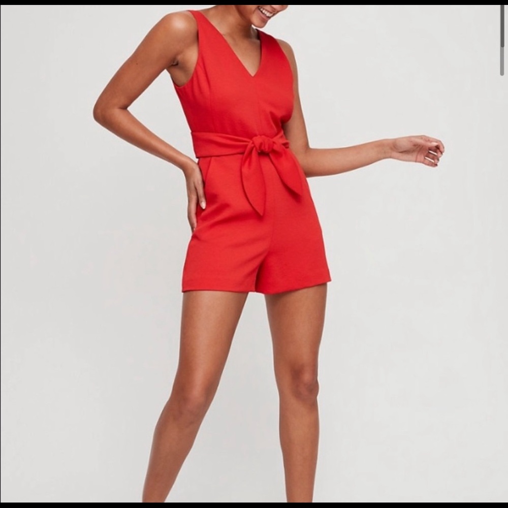 Wilfred red romper